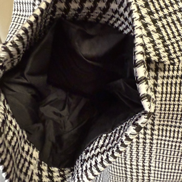 Choosy Black White Houndstooth Belted Jacket - Picture 6 of 15